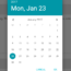Customisable Vue 2 Material Date Picker