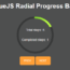 Radial Progressbar Component For Vue JS