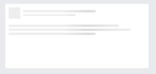 Facebook-like Content Placeholder For Vue.js