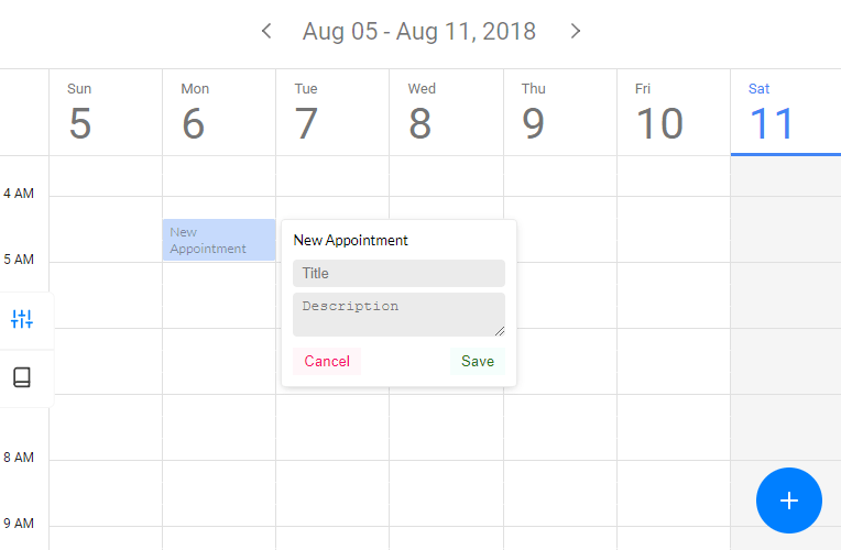 Vue 3 Calendar Component