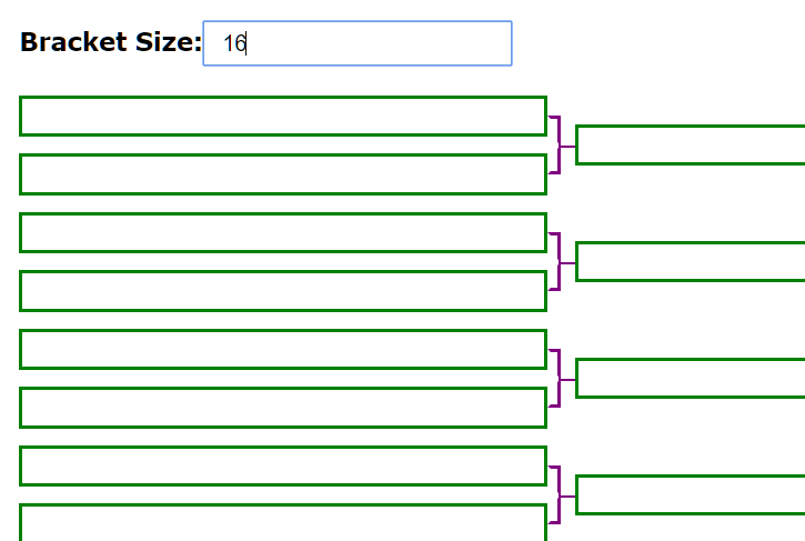 Tournament Bracket Generator Vue.js Vue