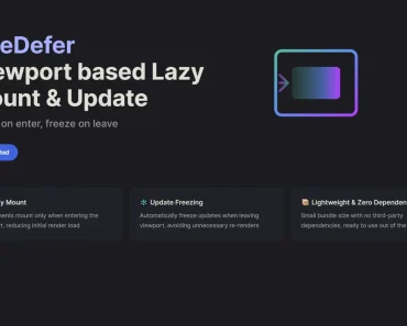 Defer Rendering of Vue Components Using IntersectionObserver – vuedefer Defer Rendering of Vue Components Using IntersectionObserver – vuedefer